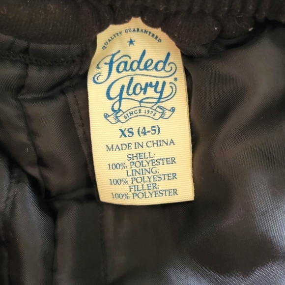 Kids Faded Glory Snow Pants - Picture 3 of 3
